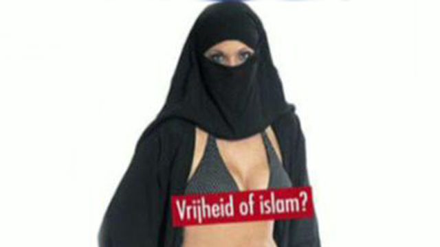Backlash over campaign showing 19-year-old in bikini, veil