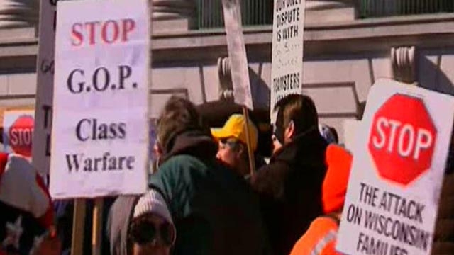 Wisconsin Union Standoff Continues