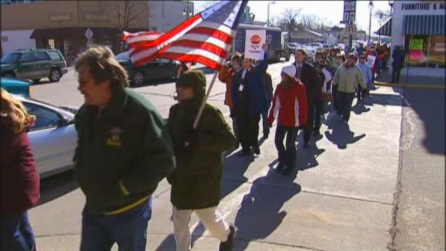 Teachers Walk Out In Wisconsin 
