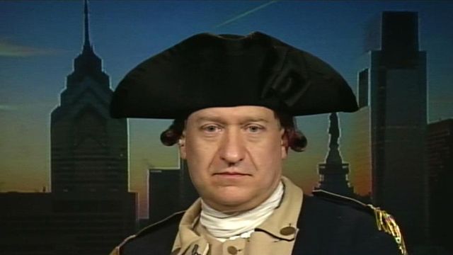 'George Washington' Celebrates His Birthday