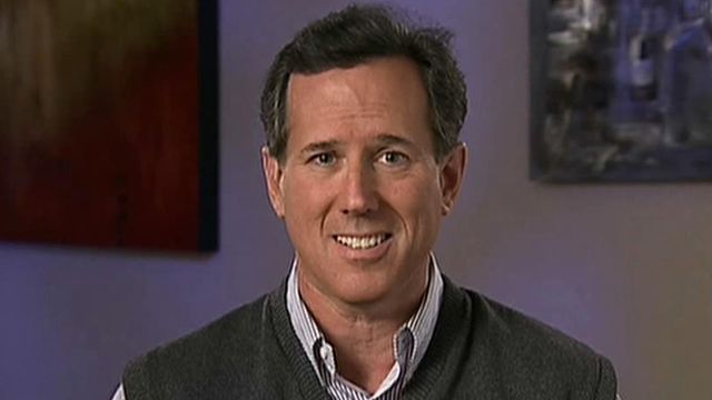 Santorum on Obama's 'radical ideology'