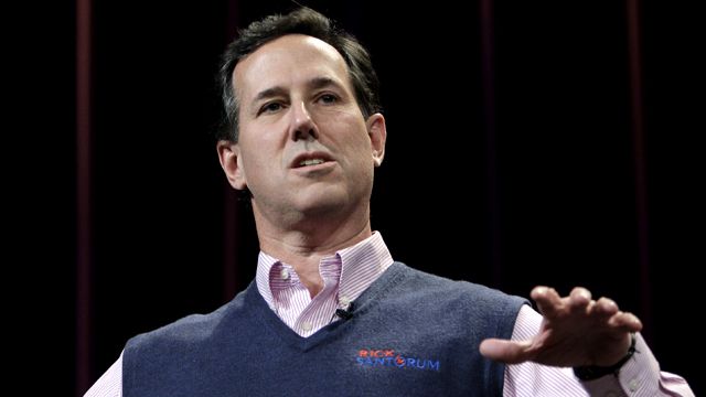 Santorum Not Stepping Back