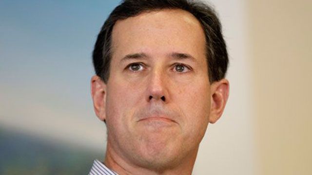 Santorum takes lead in Republican race poll