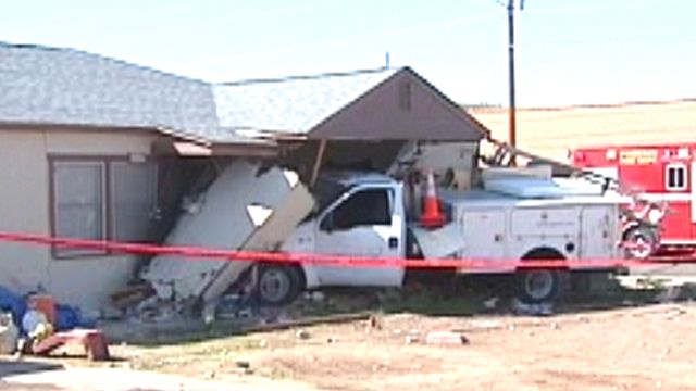 Truck Crashes Into House in Arizona