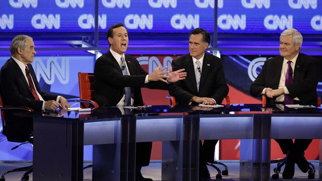 Did candidates' debate performance match their self image?