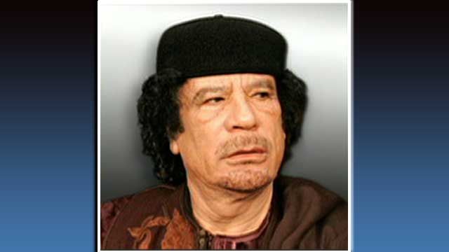 Qaddafi Blaming Unrest on bin Laden