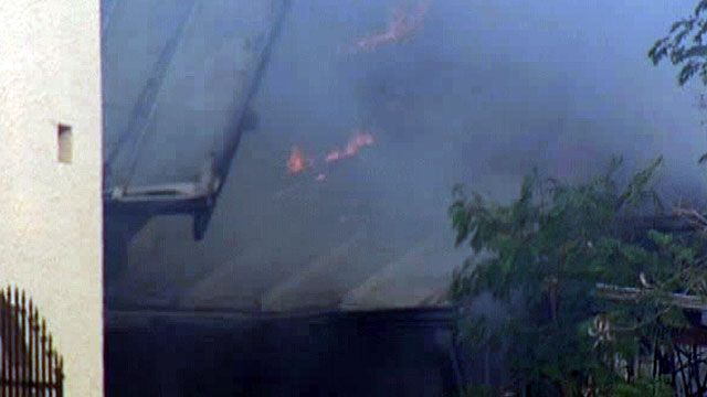 Hoarder's home catches fire in Arizona