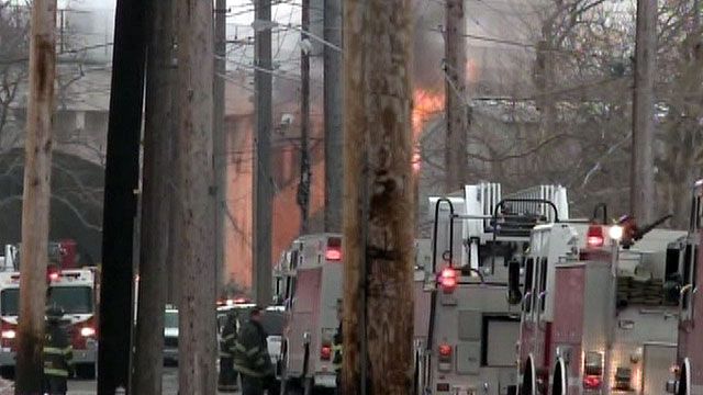 Busted Gas Main Explodes