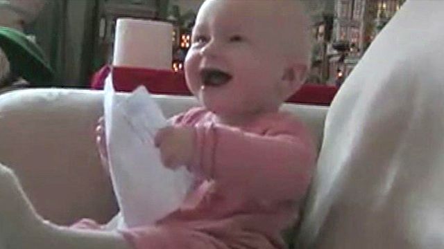 Baby Laughs at Rejection