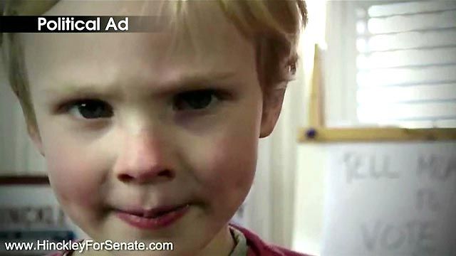 5-year-old stars in dad's campaign ad