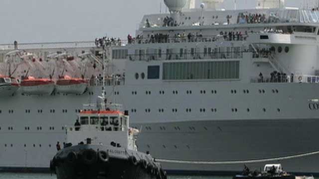 Crippled Cruise Ship Reaches Port