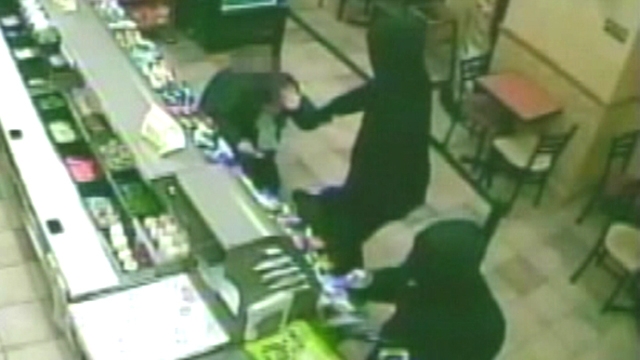 Dramatic Armed Robbery Caught on Tape