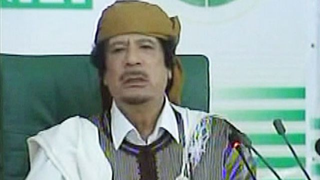 Qaddafi Promises a Fight 