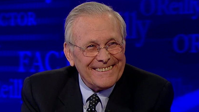 Donald Rumsfeld in No Spin Zone, Part 2