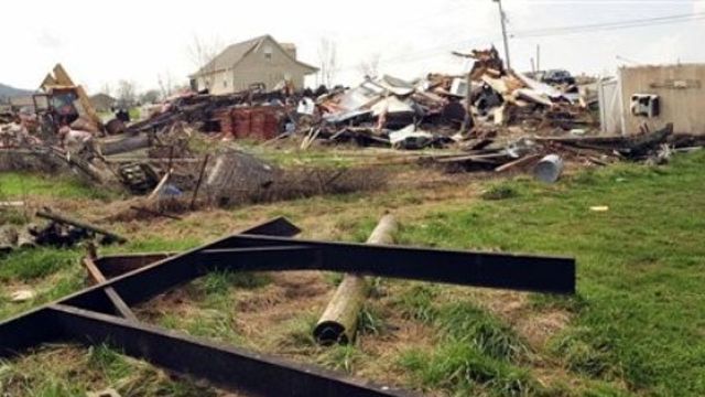 Alabama tornados hit same town damaged in last year's storms