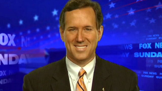 Rick Santorum looks ahead to Super Tuesday