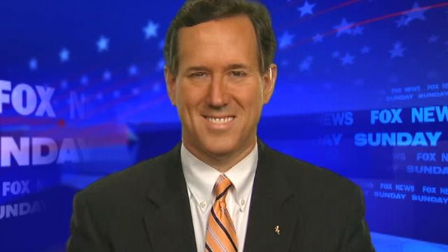 Chris Wallace Speaks With Rick Santorum