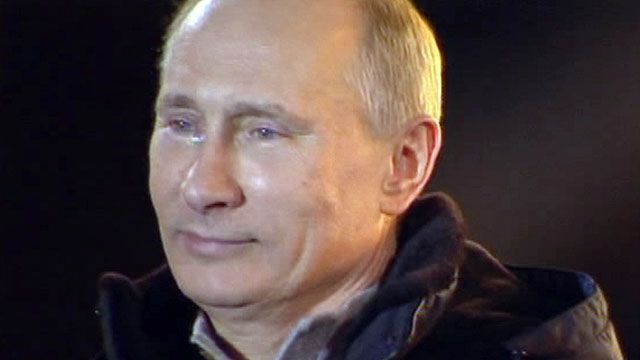 Vladimir Putin claims presidential victory in Russia