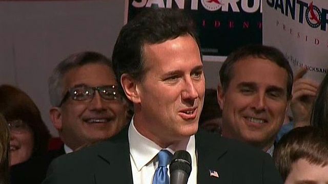 Santorum: 'This was a big night'