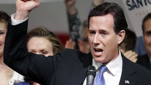 Santorum projected to win North Dakota