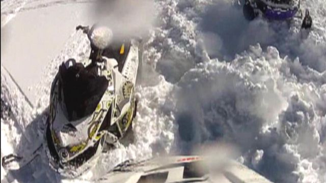 Avalanche rescue caught on tape in Utah