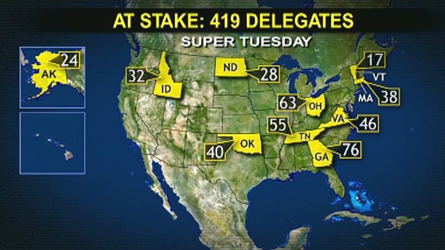 Will Romney sweep Super Tuesday?