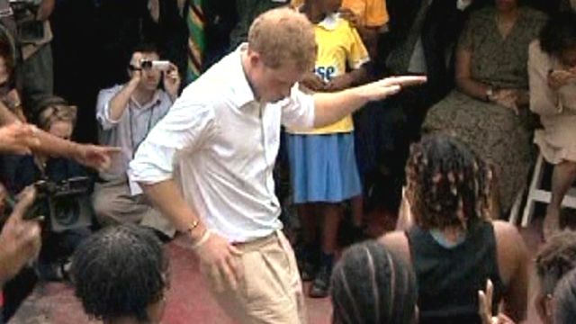 Prince Harry grooves to reggae in Jamaica