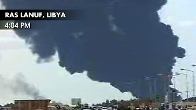 Rebels Fire Rockets at Libya Warplanes