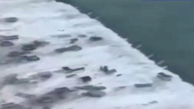 Striking new footage of 2011 tsunami revealed