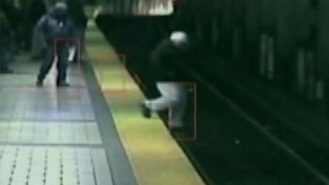 Across America: Man Saved From Subway Stumble