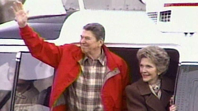 Former President George H.W. Bush Honors Ronald Reagan
