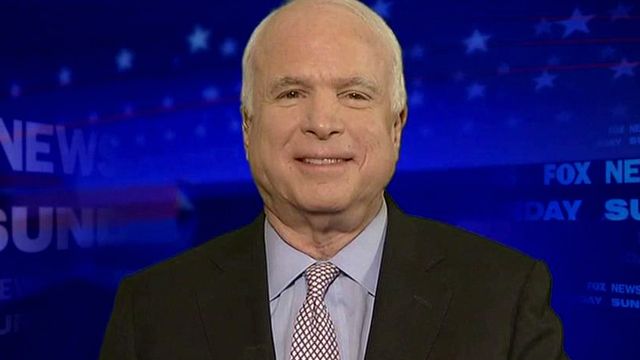 McCain talks foreign trouble spots, 'Game Change'