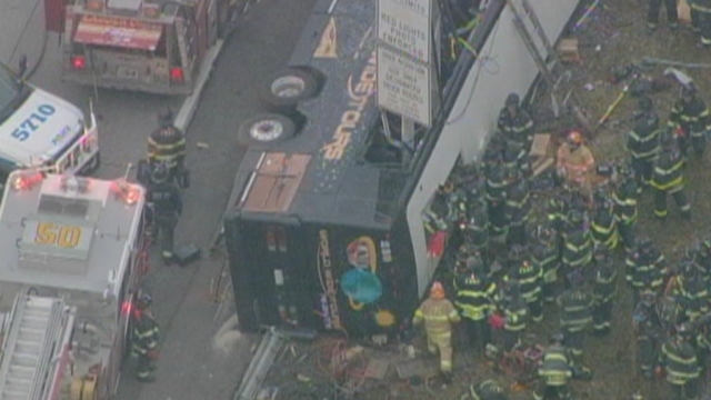 Over A Dozen Killed In NYC Bus Accident