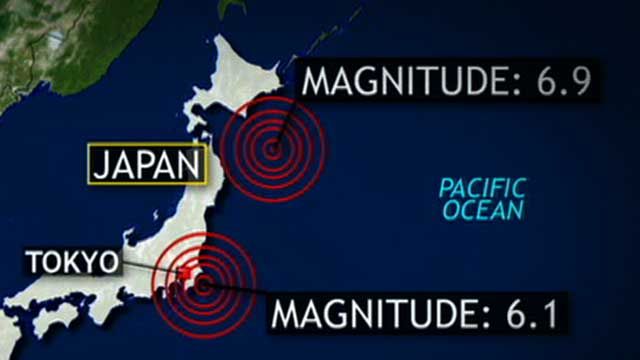 Powerful Quakes Hit Coast of Japan