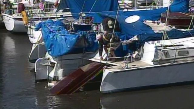 Divers Assess Boat Damage in California 