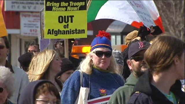 Activists Rally in St. Paul, MN, Against War
