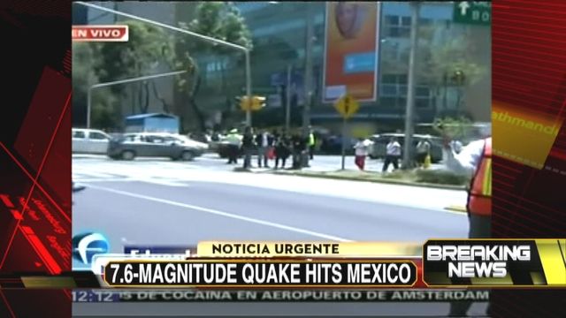 Major Earthquake Hits Mexico's Coast      