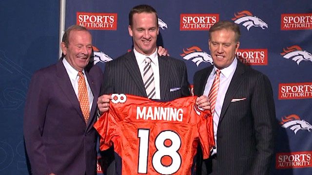 Peyton Manning gets warm welcome from Broncos fans