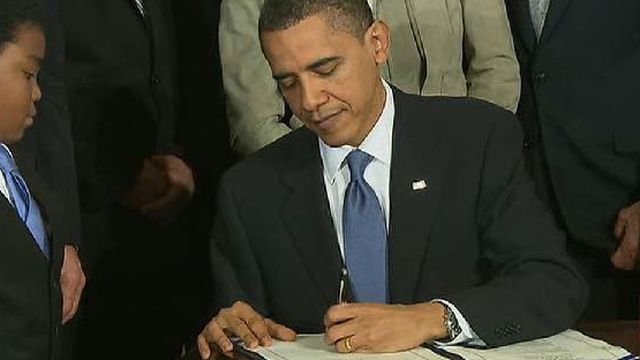 Signing of Health Care Reform Bill