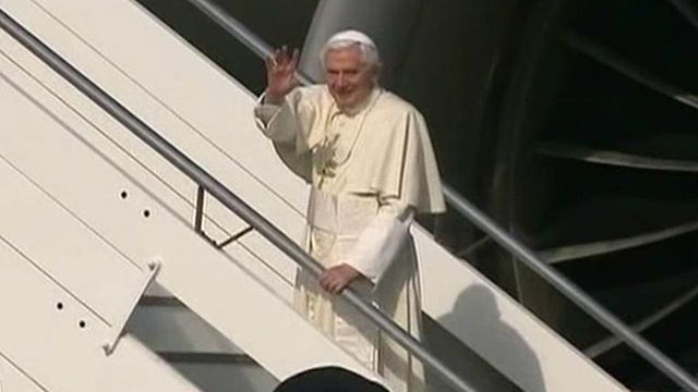 Pope makes first trip to Mexico, blasts cartels