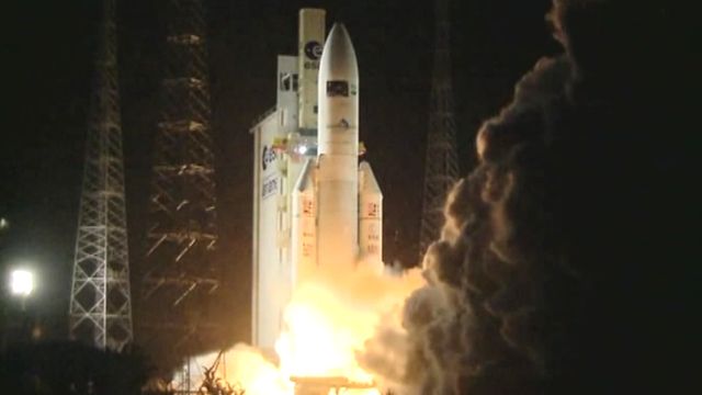 Liftoff!: European rocket begins journey to ISS