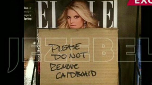 Store censors nude Jessica Simpson cover