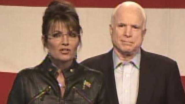 Palin Campaigns for McCain