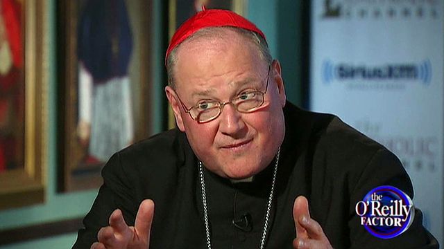Timothy Cardinal Dolan enters the 'No Spin Zone'
