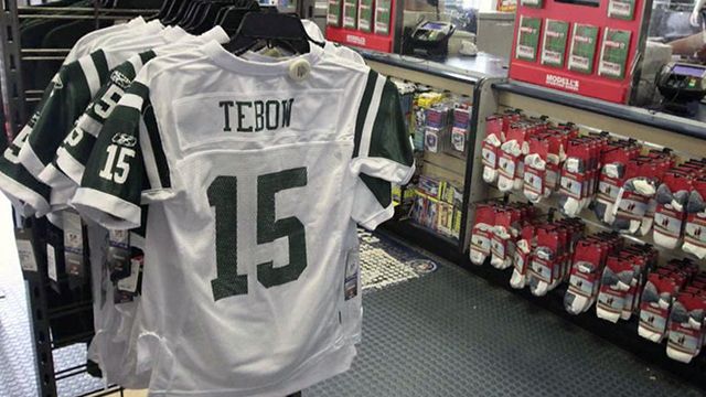 Nike suing Reebok over Tim Tebow jerseys