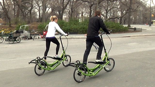 High-tech fitness: Elliptical bike gets you out of the gym
