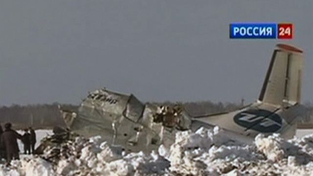 Russian Plane Crashes in Siberia