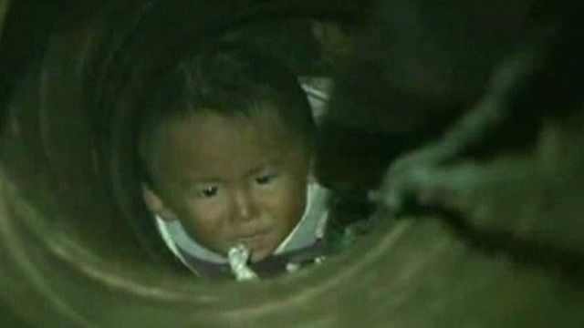 Two-year-old rescued from abandoned well