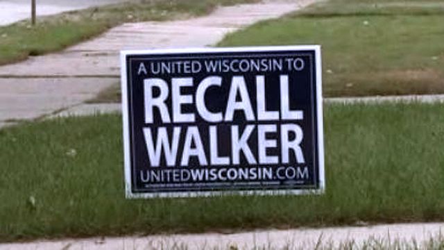 Recall election in Wisconsin taking center stage?