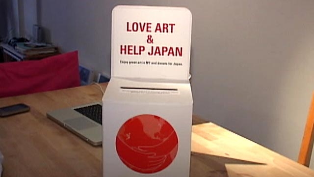 Relief for Japan with An Artist's Touch